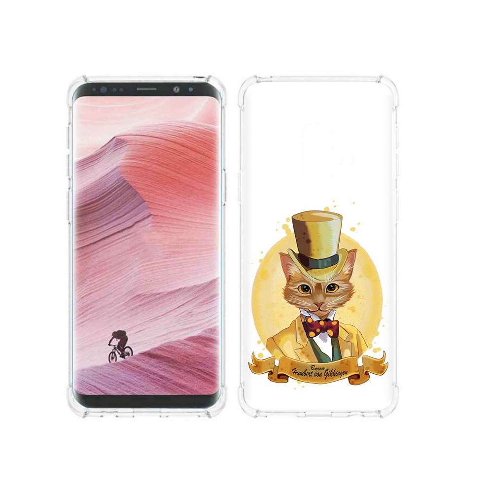 

Чехол MyPads Tocco для Samsung Galaxy S9 кот юрист (PT101623.567.401), Прозрачный, Tocco