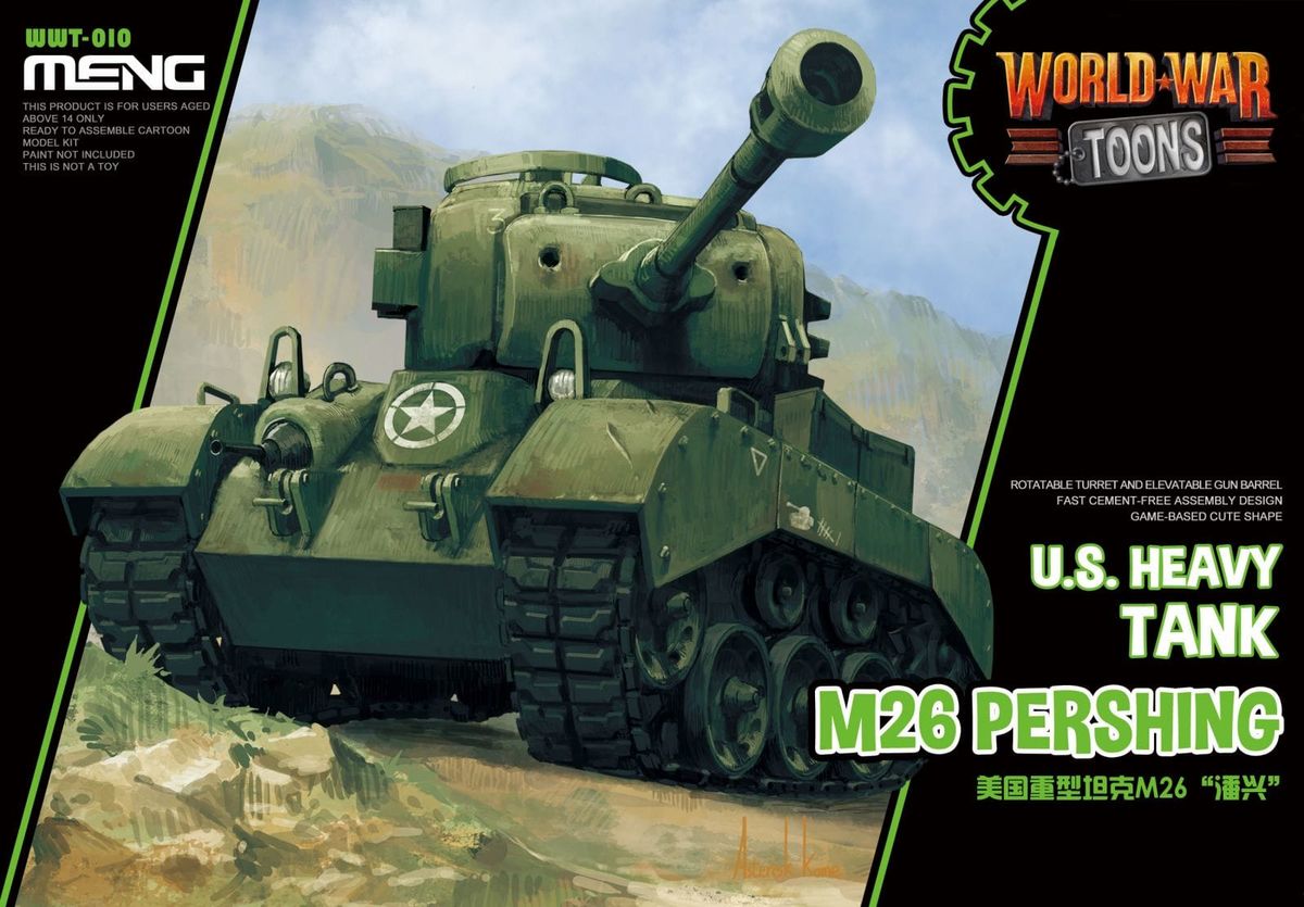 

Сборная модель Meng U.S. Heavy Tank M26 Pershing WWT-010