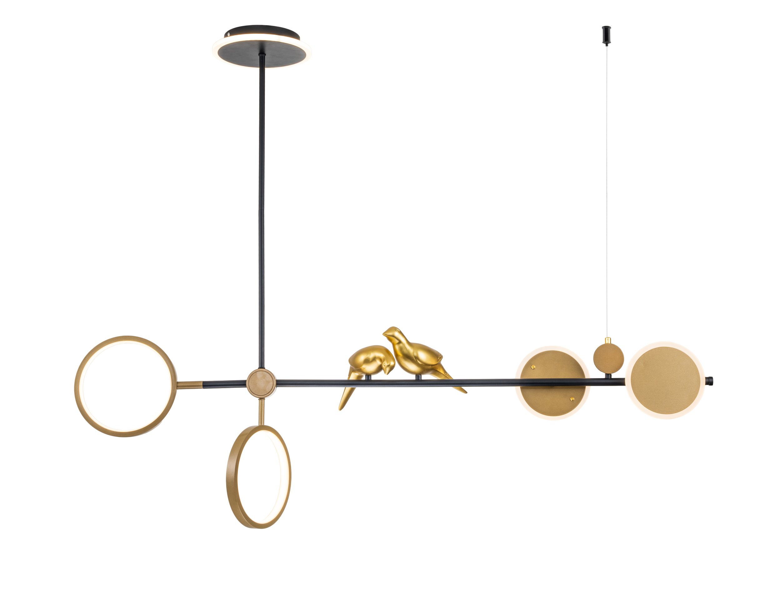 

Люстра на штанге Arte Lamp TOLIMAN A2613SP-4BK, TOLIMAN