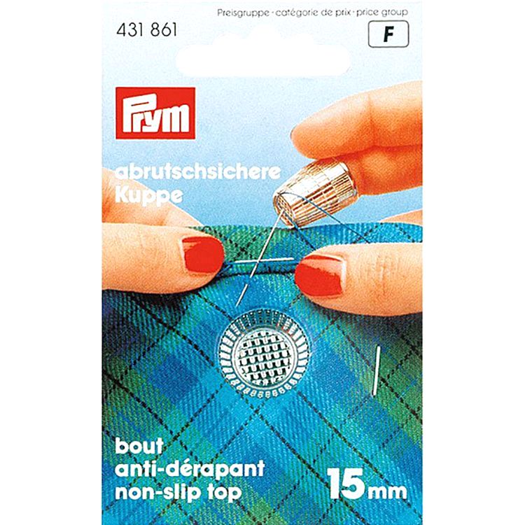 

Наперсток Prym 15 мм, цинковый сплав, Серебристый