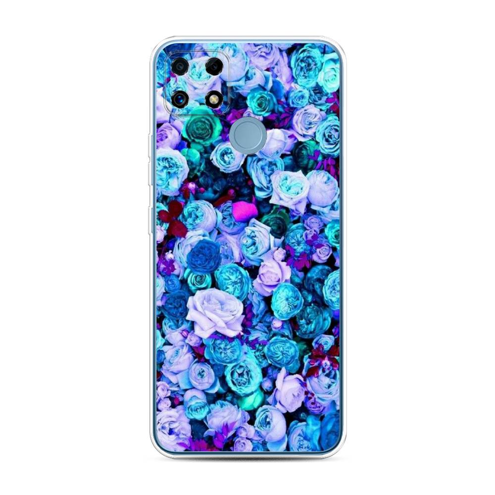 

Чехол на Oppo Realme C25 "Цветочный ковер", Фиолетовый, 257450-2