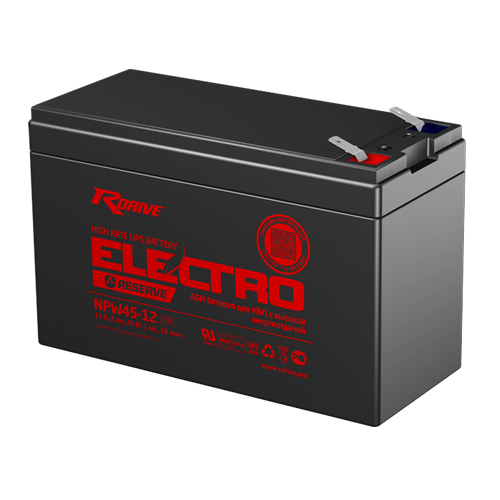 

Аккумулятор RDrive ELECTRO RESERVE NPW45-12