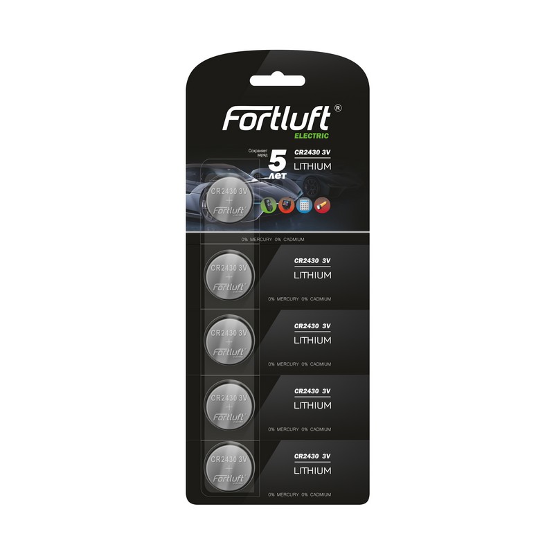 

Батарейка Fortluft CR2430-5