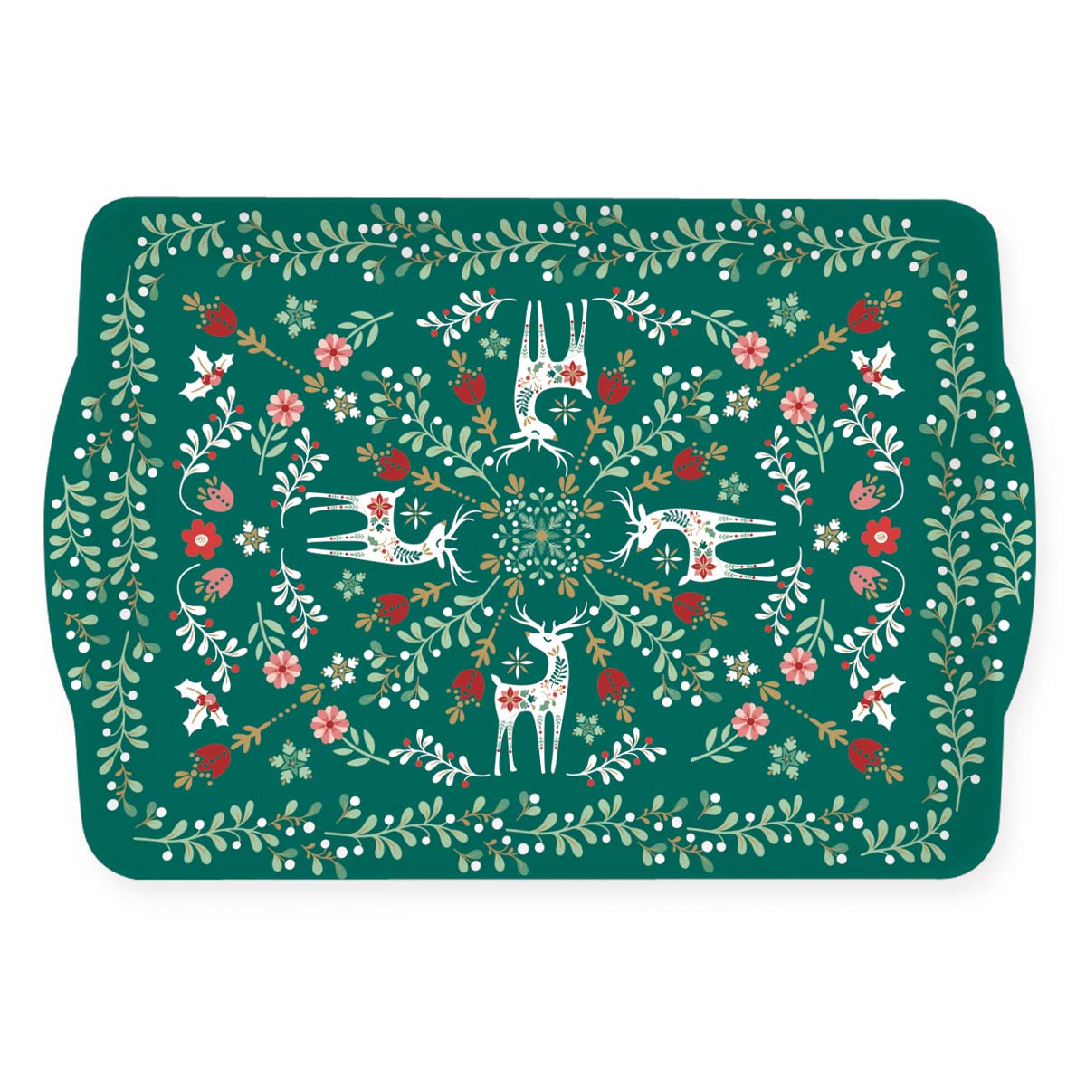 Поднос Easy life Christmas Folk 33x22см