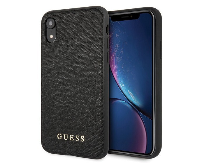 фото Чехол cg mobile guess silicone saffiano iphone xr черный