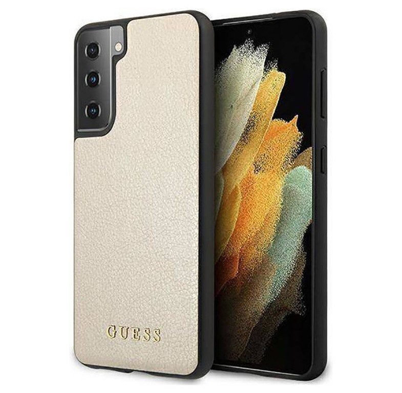 фото Чехол cg mobile guess iridescent galaxy s21 золотой