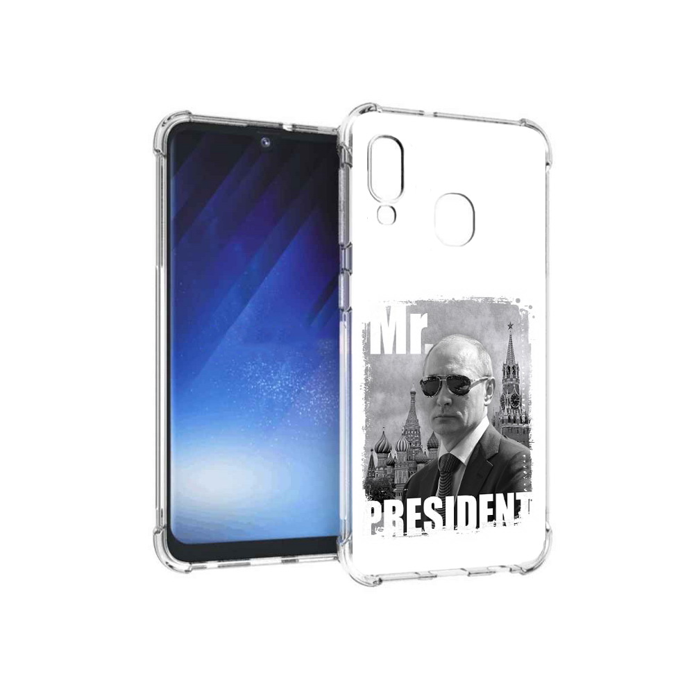 

Чехол MyPads Tocco для Samsung Galaxy A20e Путин (PT133424.505.141), Прозрачный, Tocco