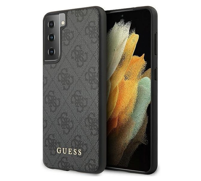 фото Чехол cg mobile guess 4g metal logo galaxy s21 plus серый