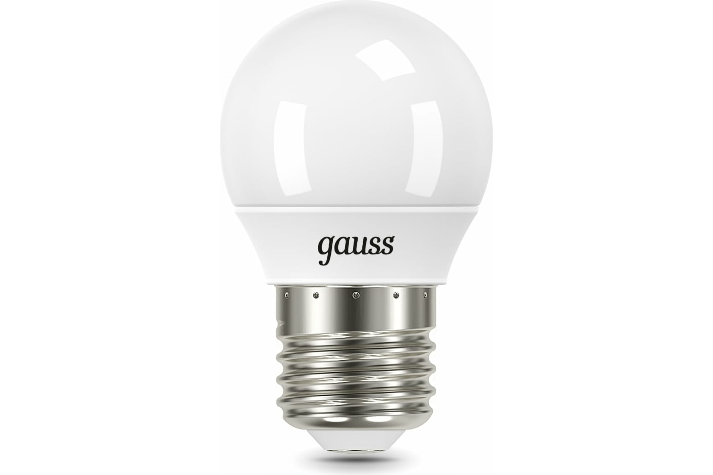 фото Лампа gauss шар 9.5w 950lm 6500k e27 led 1/10/100