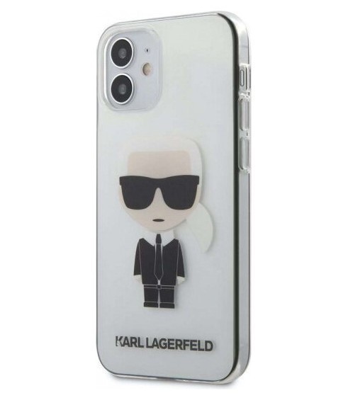 фото Чехол cg mobile karl lagerfeld ikonik karl iphone 12 mini прозрачный