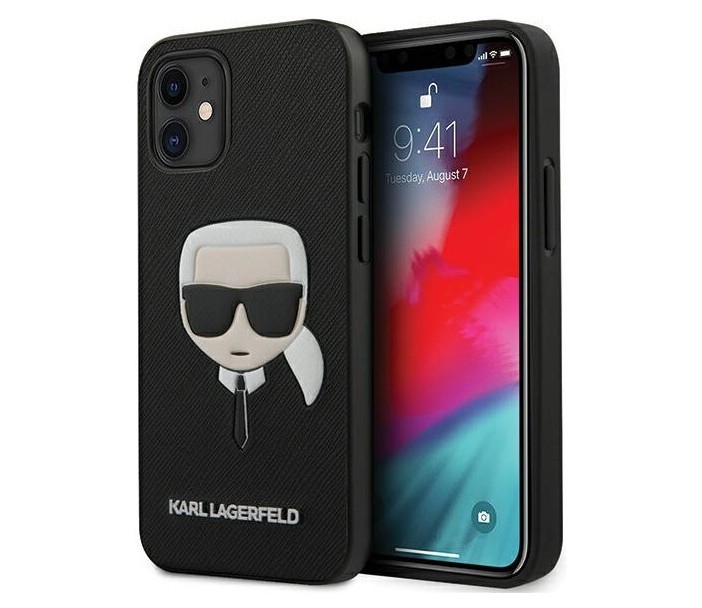 фото Чехол cg mobile karl lagerfeld saffiano iphone 12 mini черный