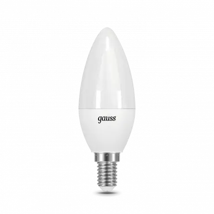 фото Лампа gauss свеча 9.5w 950lm 6500к e14 led 1/10/100