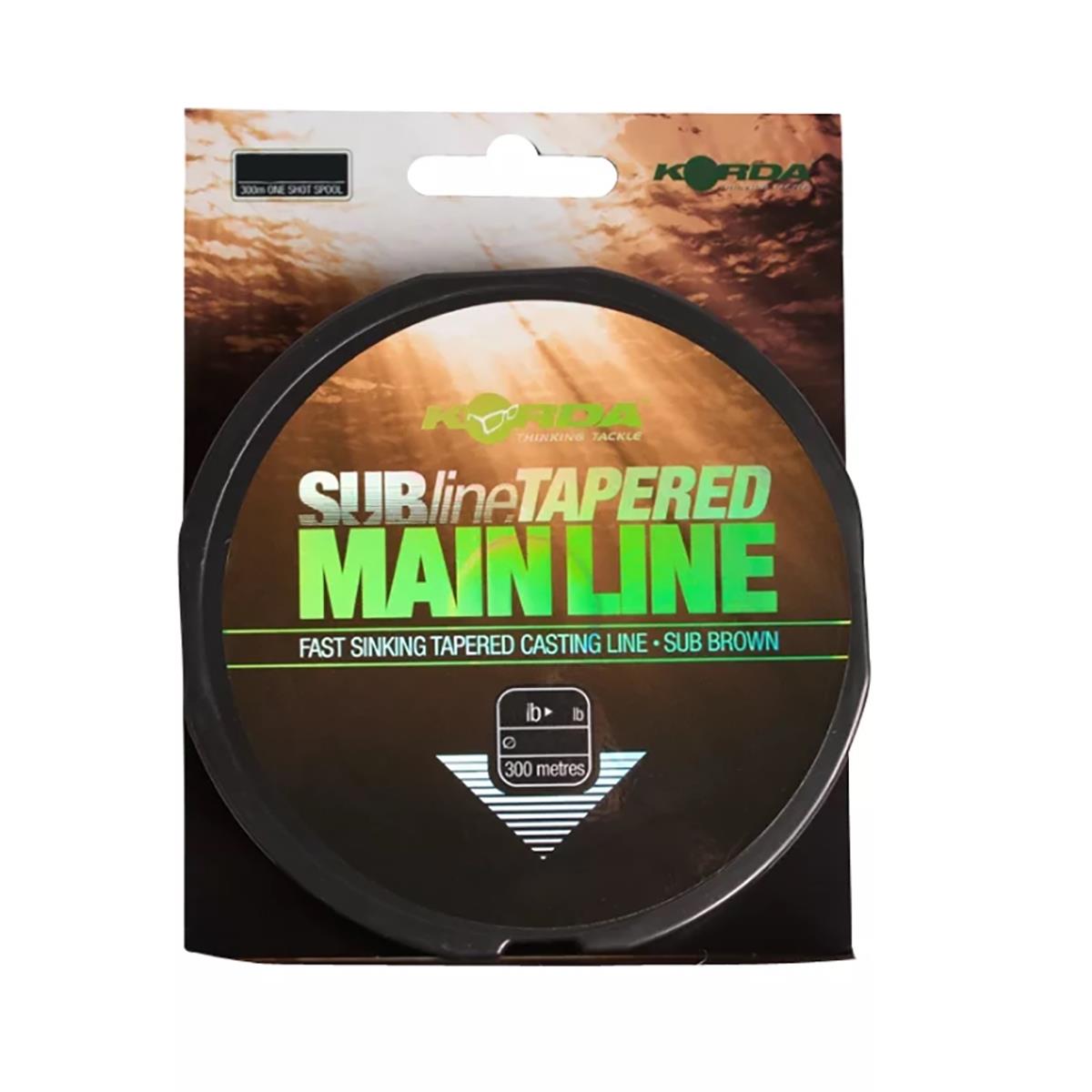 

Леска монофильная Korda Subline Tapered Mainline 0,33 мм, 300 м, 5,4 кг, brown, Коричневый, Subline Tapered Mainline