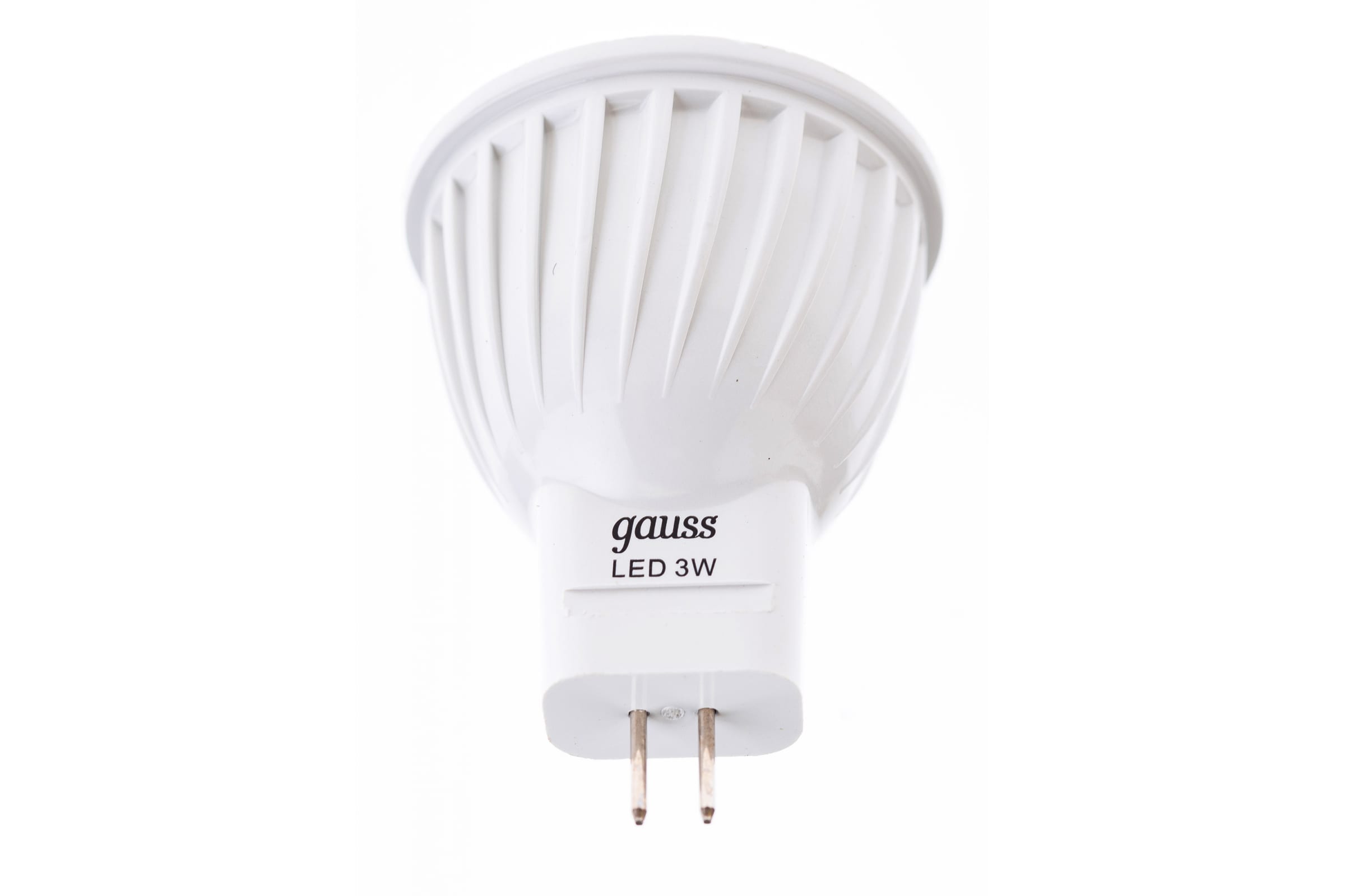 фото Лампа gauss mr11 3w 300lm 6500k gu4 led 1/10/100