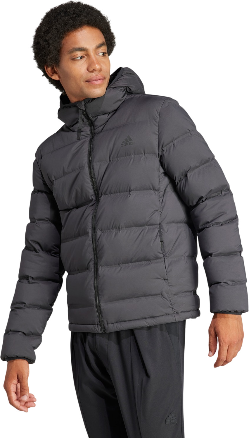 

Пуховик мужской Adidas HELIONIC S HO J серый 2XL, HELIONIC S HO J