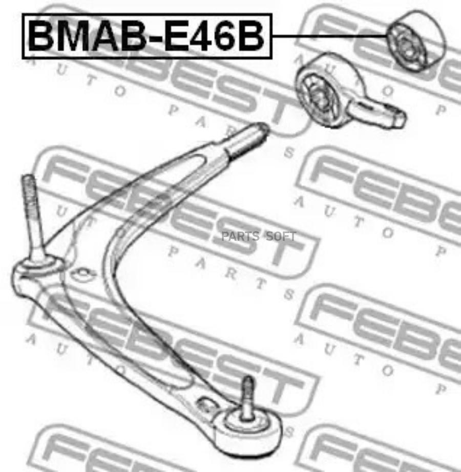 

FEBEST Сайленблок FEBEST BMAB-E46B