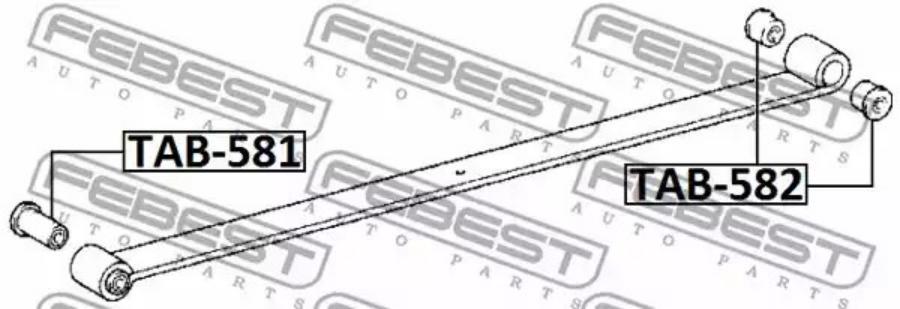 

FEBEST С.-б.пер.рессоры зад.TOYOTA DYNA 1999 => FEBEST TAB-582