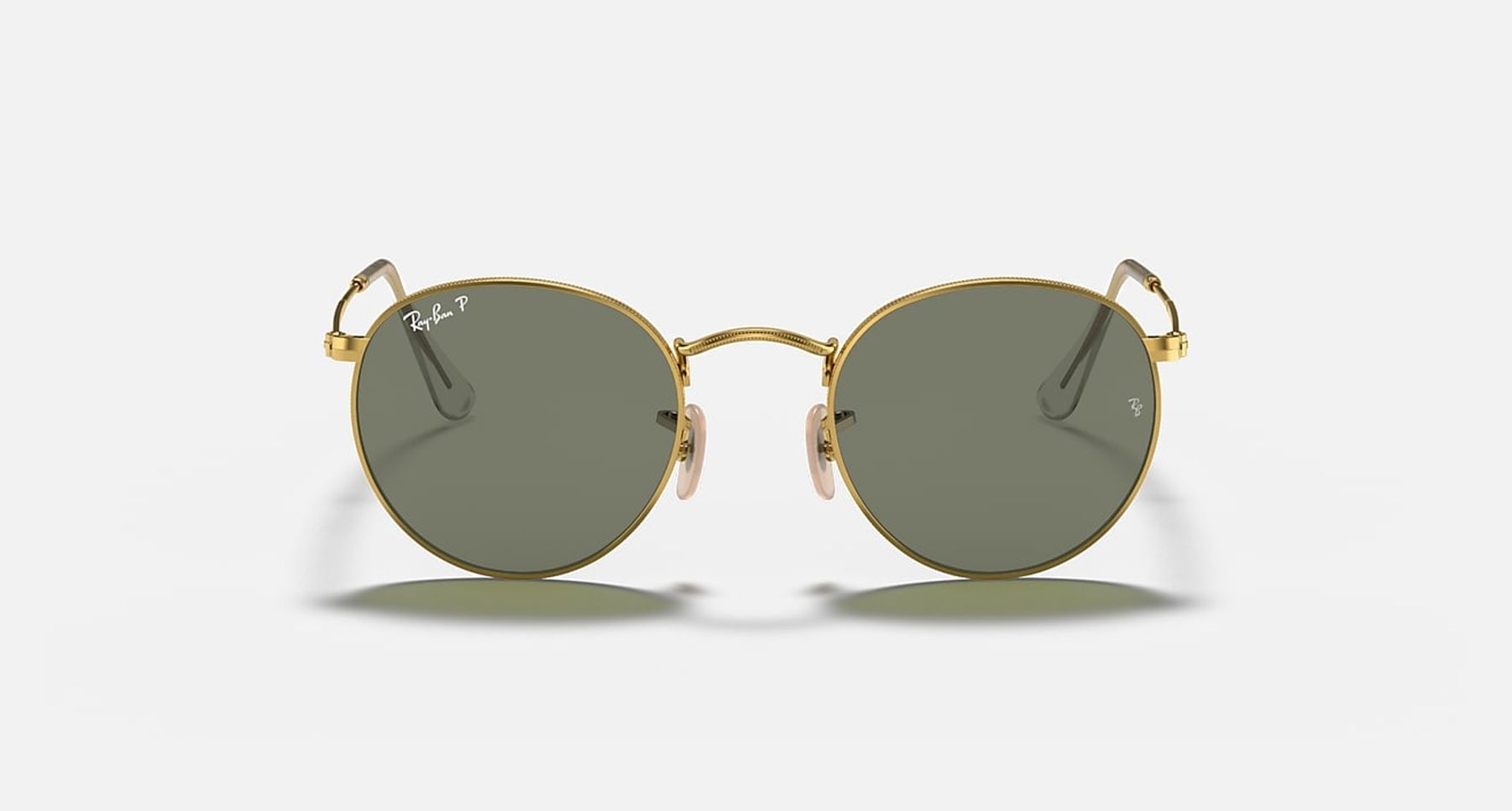 

Солнцезащитные очки унисекс Ray-Ban RB3447 золотистые/серые, RB3447