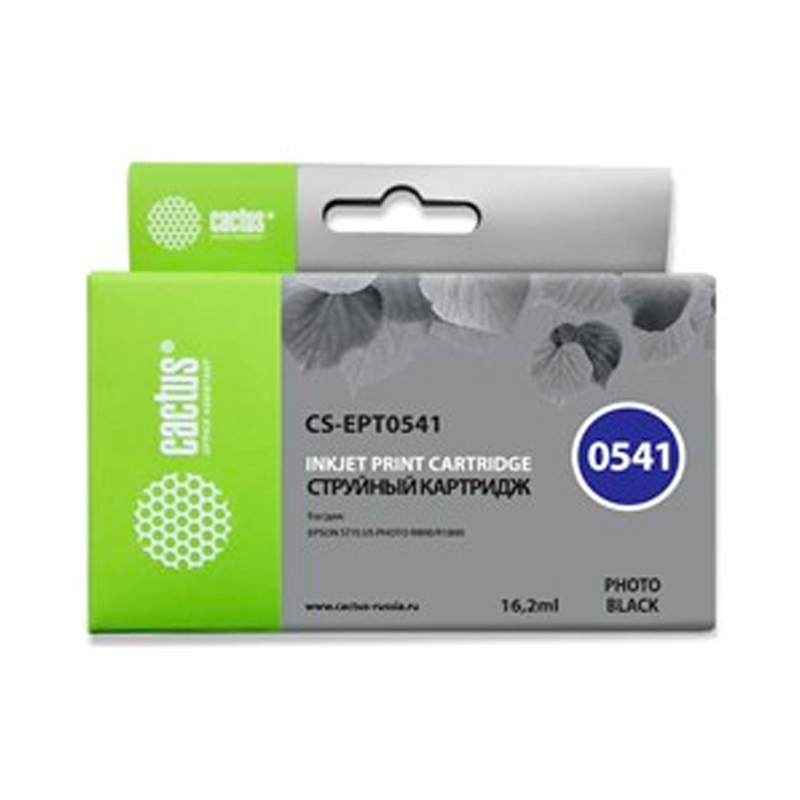 

Картридж для струйного принтера CACTUS (CS-EPT0541) черный, совместимый
