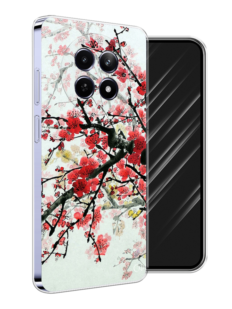 

Чехол Awog на Realme 12 5G "Сакура", Розовый;черный, 2516450-1