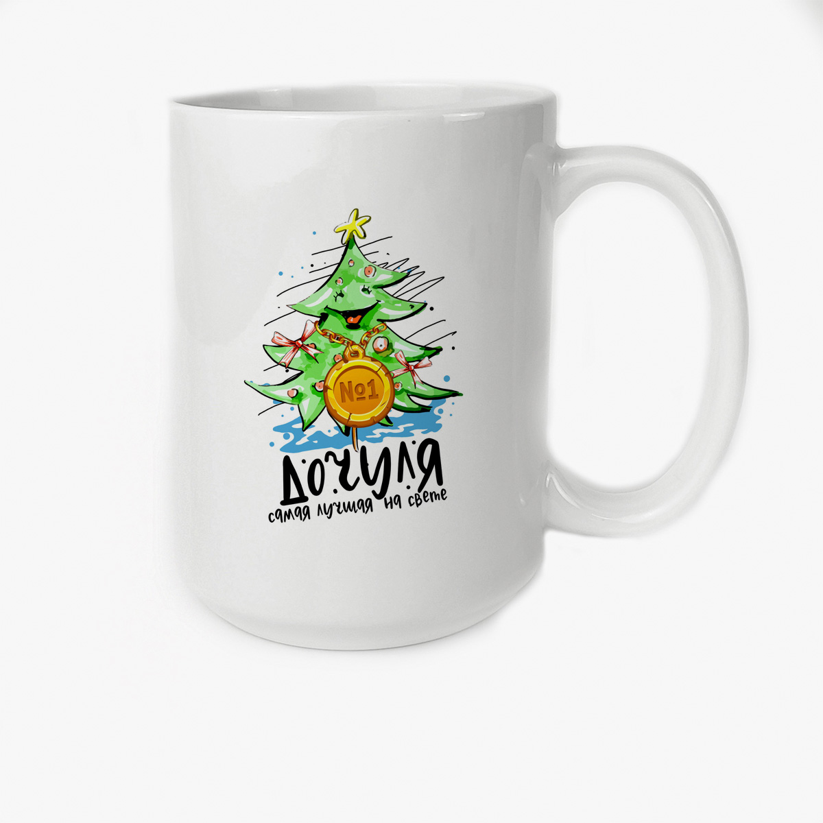 

Кружка CoolPodarok Дочуля самая лучшая на свете!
