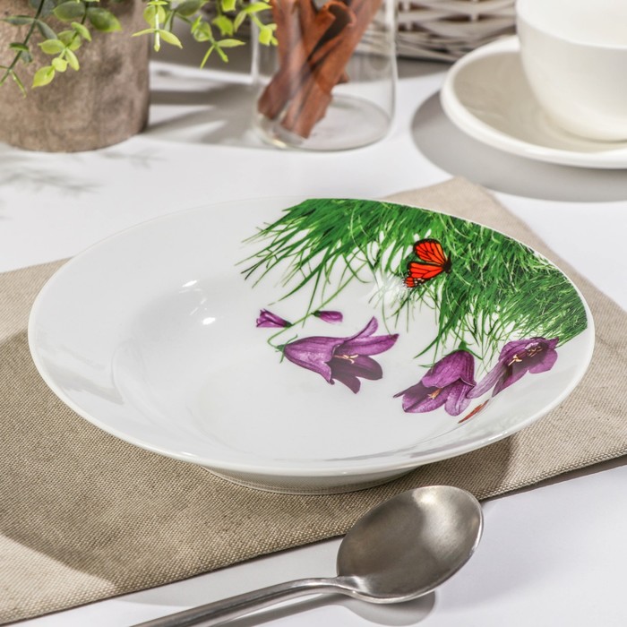 

Тарелка глубокая «Степной колокольчик», 250 мл, d=20 см