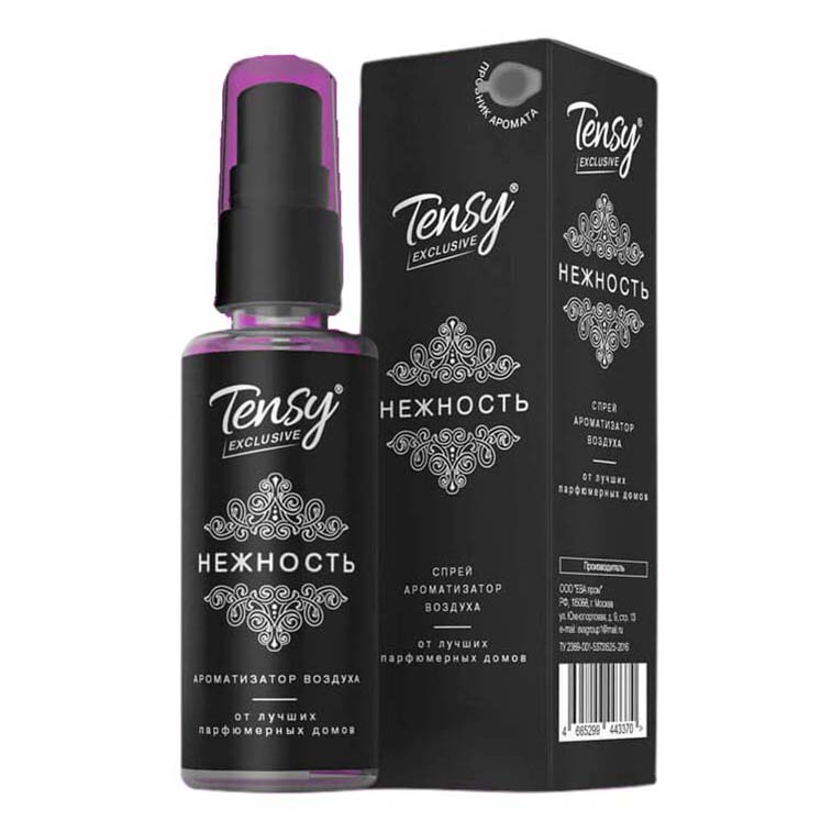 

Ароматизатор в машину Tensy Exclusive Нежность, Черный