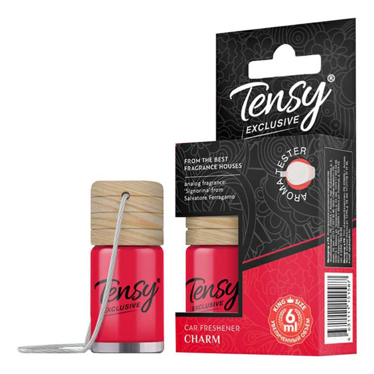 

Ароматизатор в машину Tensy Charm, Бежевый;красный
