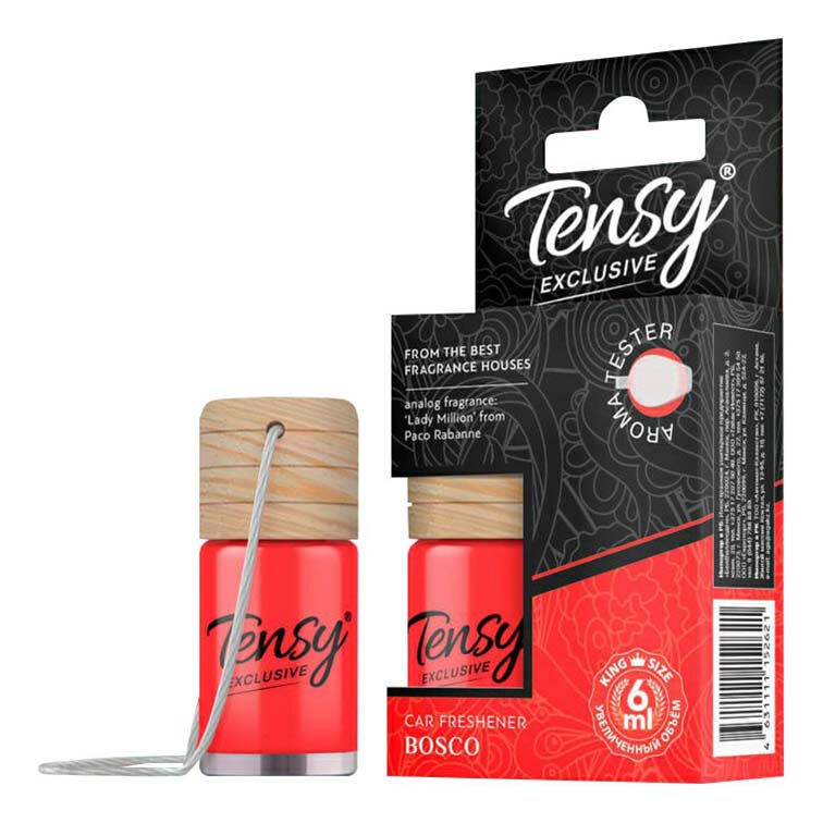 

Ароматизатор в машину Tensy Bosco, Бежевый;красный