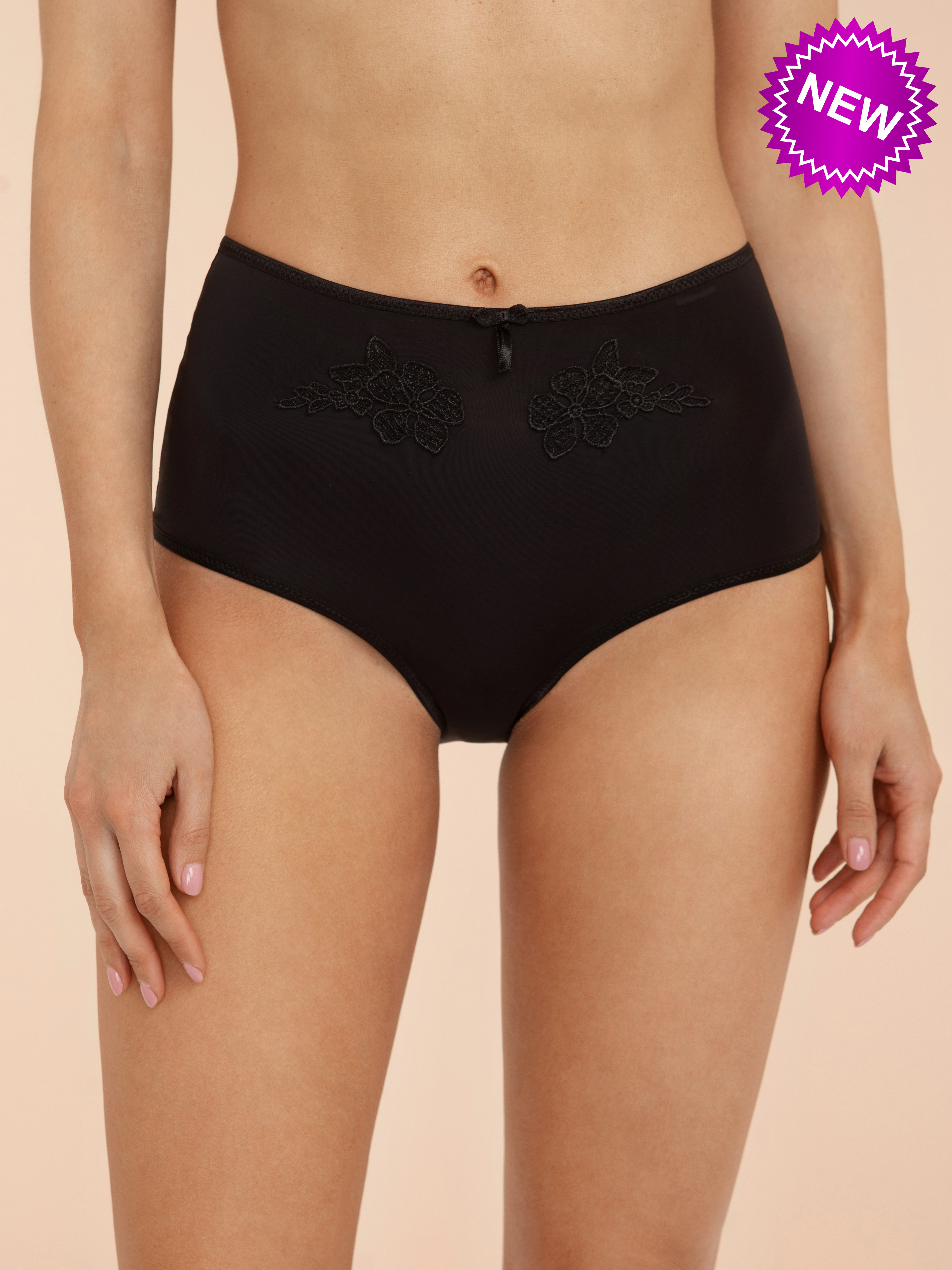 

Трусы женские LUCE DEL SOLE 0122LS черные 46 RU, Черный, 0122LS