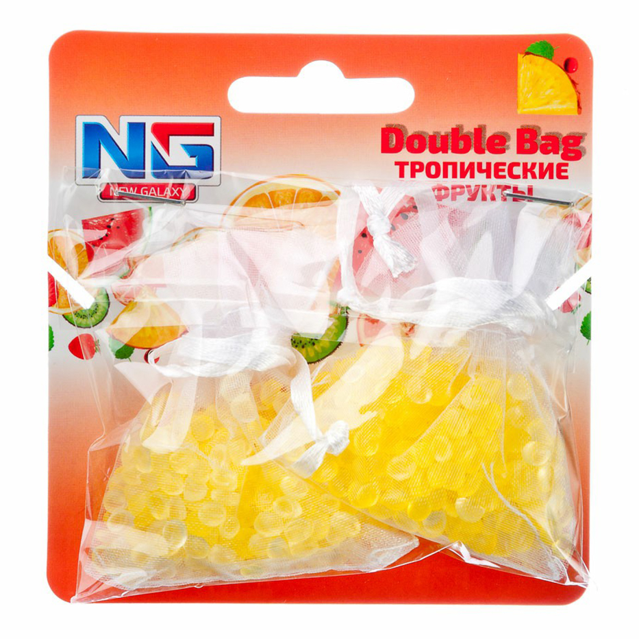 

Ароматизатор для автомобиля New Galaxy Double Bag Тропические фрукты, Желтый