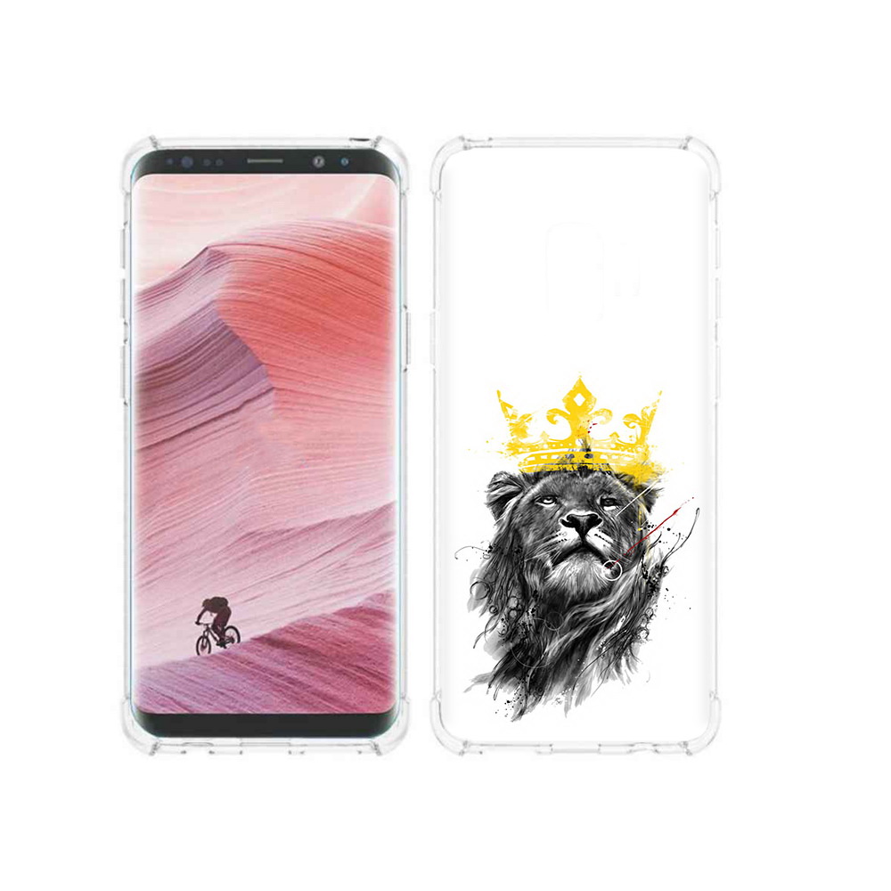 

Чехол MyPads Tocco для Samsung Galaxy S9 король-лев (PT101623.567.391), Прозрачный, Tocco