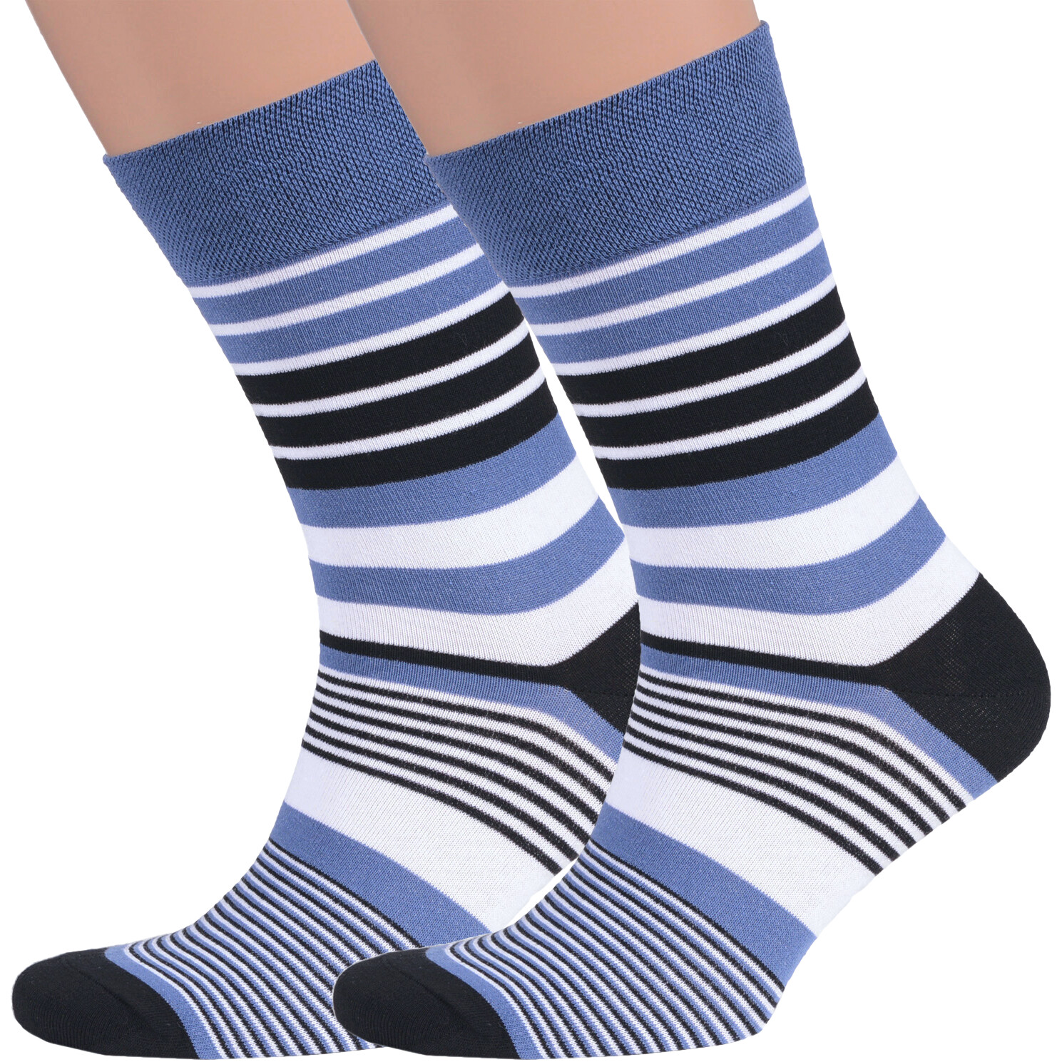 

Комплект носков мужских MoscowSocksClub 2-nm-47 синих 27, 2 пары, Синий, 2-nm-47