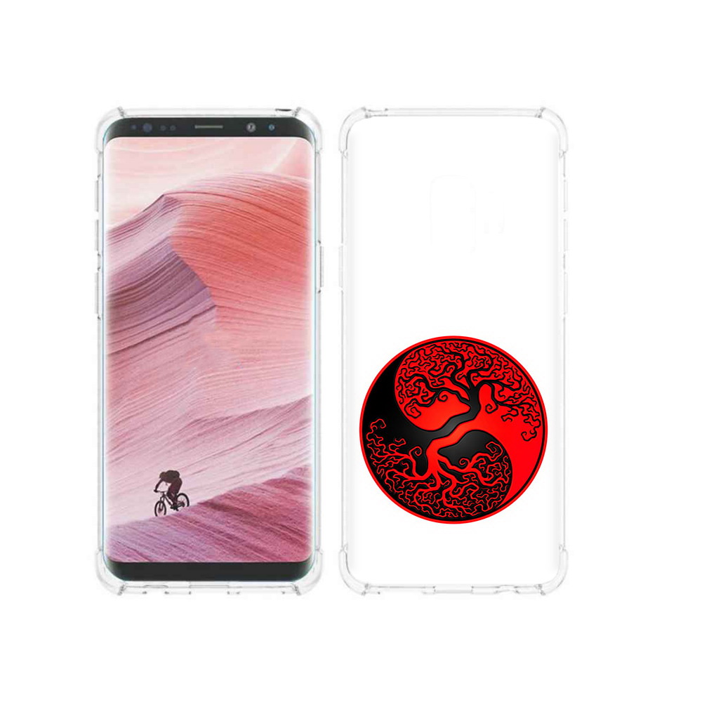 

Чехол MyPads Tocco для Samsung Galaxy S9 инь янь дерево (PT101623.567.379), Прозрачный, Tocco