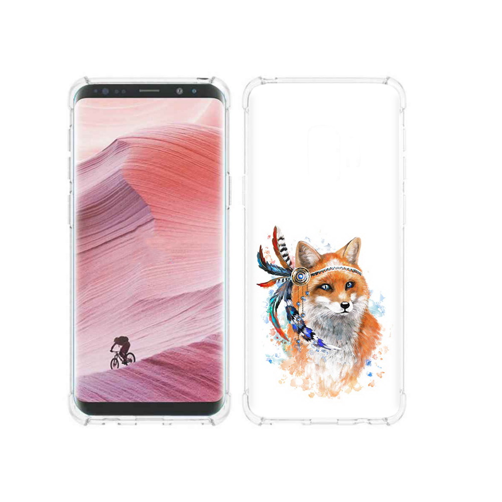 

Чехол MyPads Tocco для Samsung Galaxy S9 инду лиса (PT101623.567.377), Прозрачный, Tocco