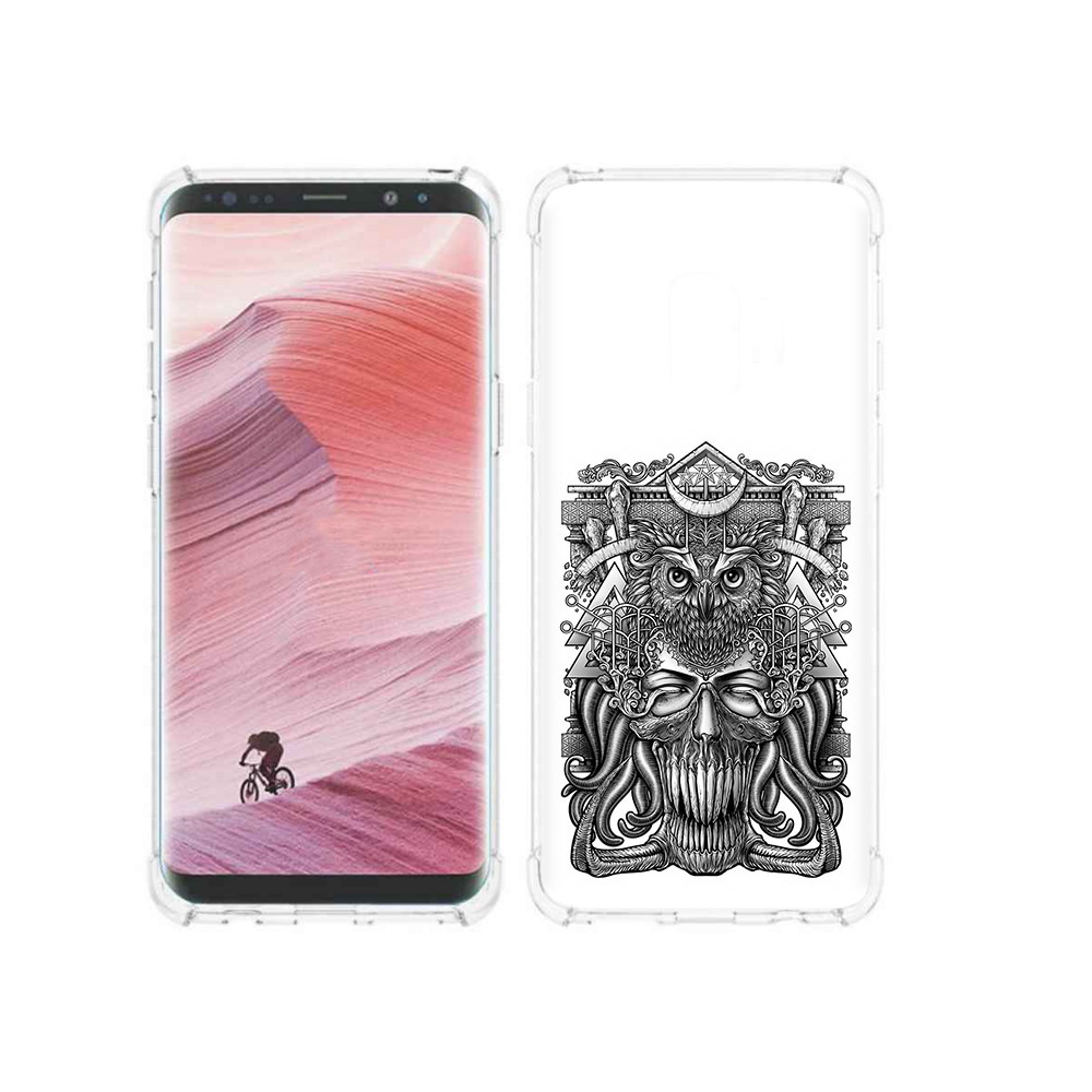 

Чехол MyPads Tocco для Samsung Galaxy S9 зубастая сова (PT101623.567.369), Прозрачный, Tocco