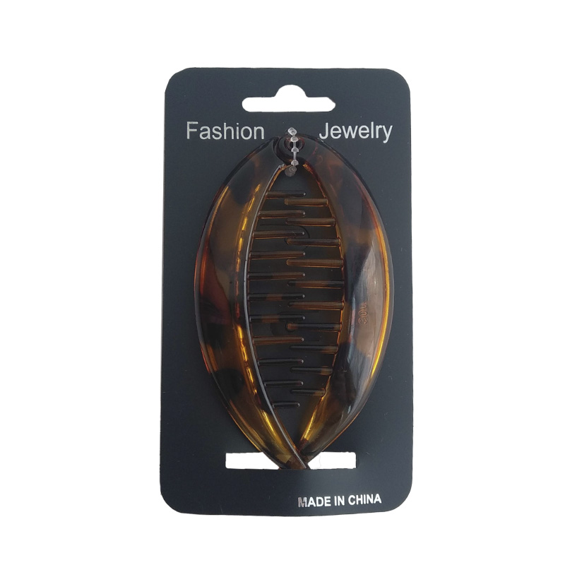 

Заколка для волос Accessories Леопардовая 5х11 см 1 шт
