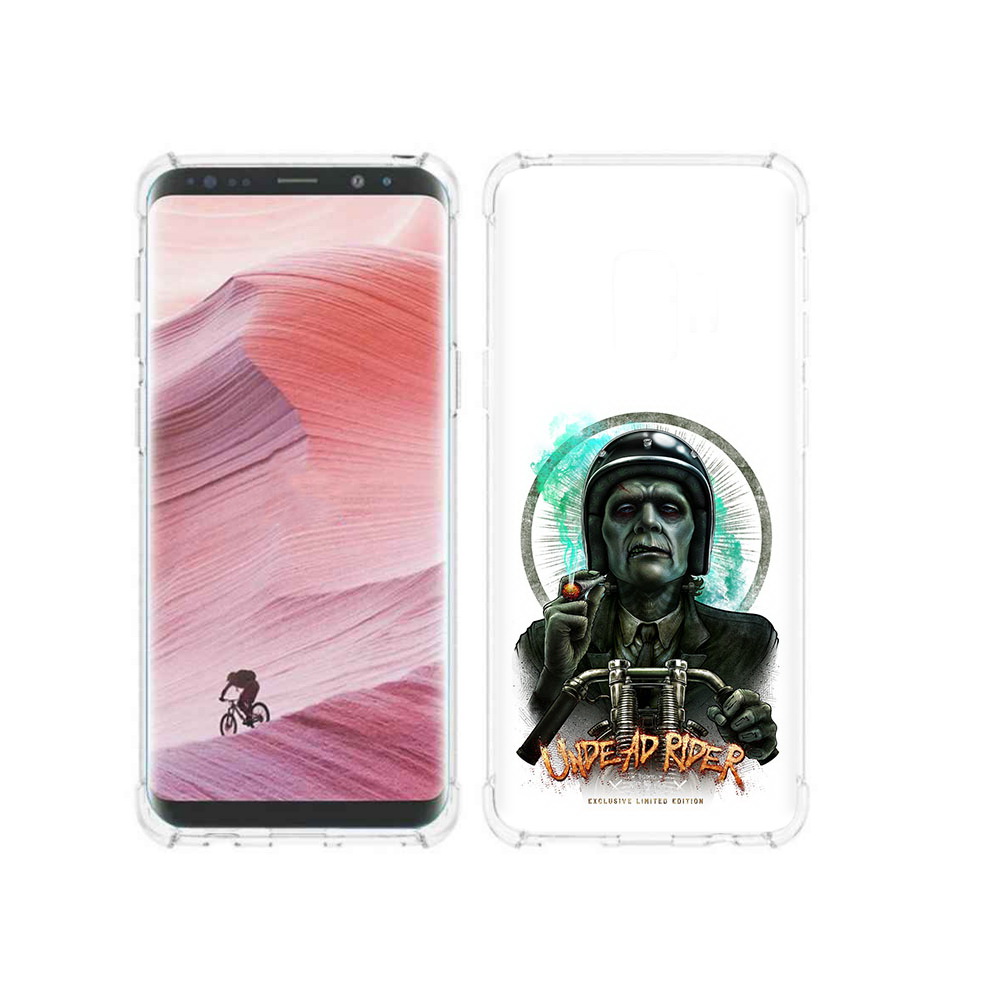 

Чехол MyPads Tocco для Samsung Galaxy S9 зеленый мужчина с сигаретой на мотоцикле, Прозрачный, Tocco