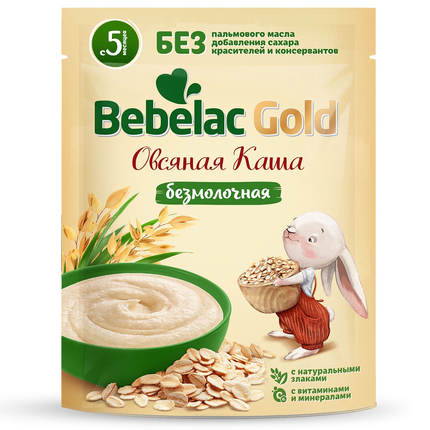 Каша Bebelac, овсяная безмолочная с 5 месяцев 180 г