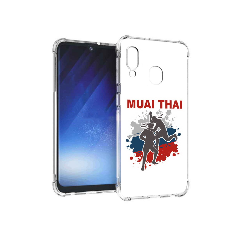 

Чехол MyPads Tocco для Samsung Galaxy A20e Муайтай (PT133424.505.123), Прозрачный, Tocco
