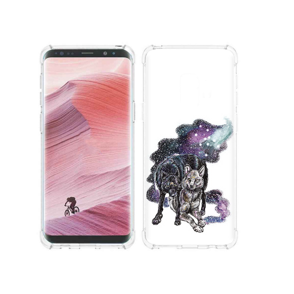 

Чехол MyPads Tocco для Samsung Galaxy S9 звездные волки (PT101623.567.352), Прозрачный, Tocco