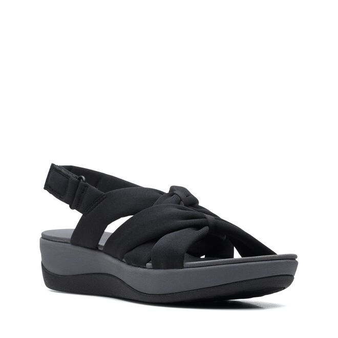 

Сандалии женский Clarks 26161010 черные 41 EU, Черный, 26161010