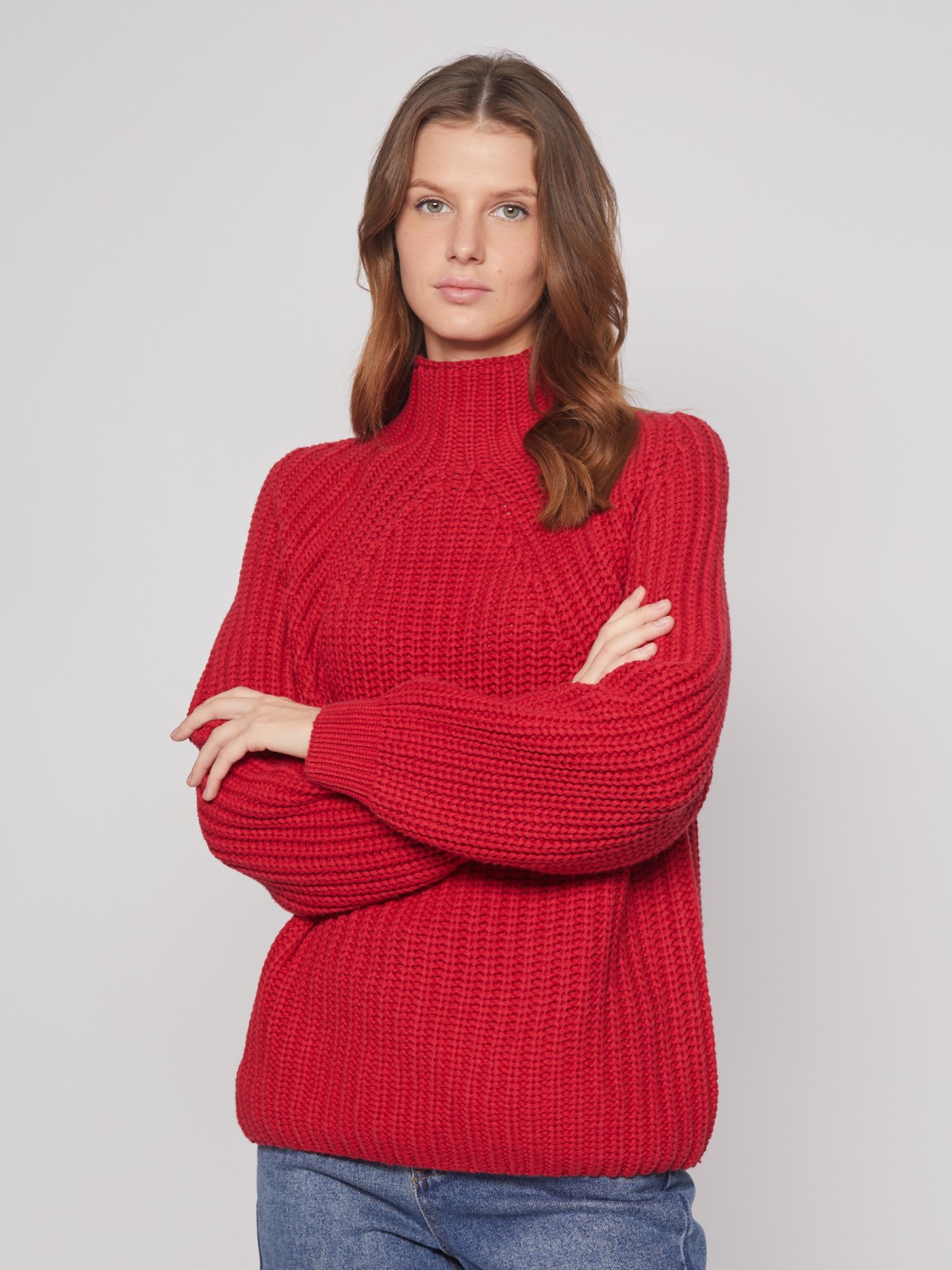 Свитер женский Zolla 02234617J423 красный L