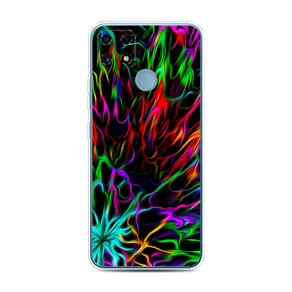 

Чехол на Oppo Realme C25 "Разноцветные разводы", Голубой;зеленый;оранжевый, 257450-3
