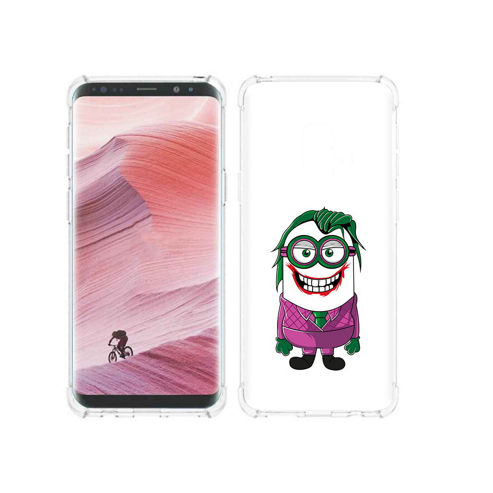 

Чехол MyPads Tocco для Samsung Galaxy S9 джокер миньон (PT101623.567.322), Прозрачный, Tocco