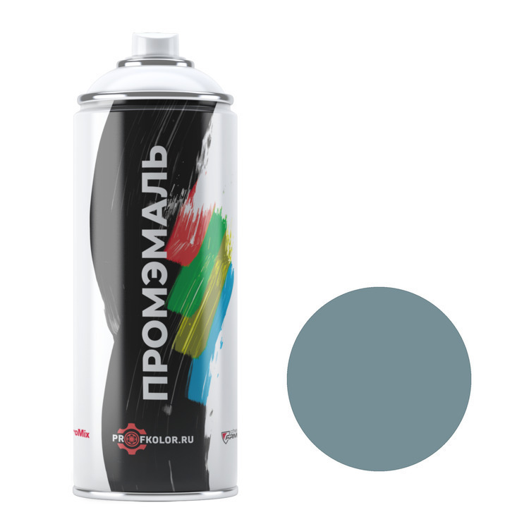 

Аэрозольная краска Profkolor RAL - RAL 7001, Silbergrau, серый, матовая, 650 мл., A-RAL-Grey