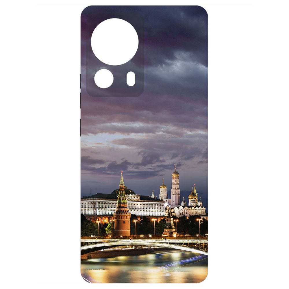 

Чехол-накладка Krutoff Soft Case Россия, Московский Кремль для Xiaomi 13 Lite черный