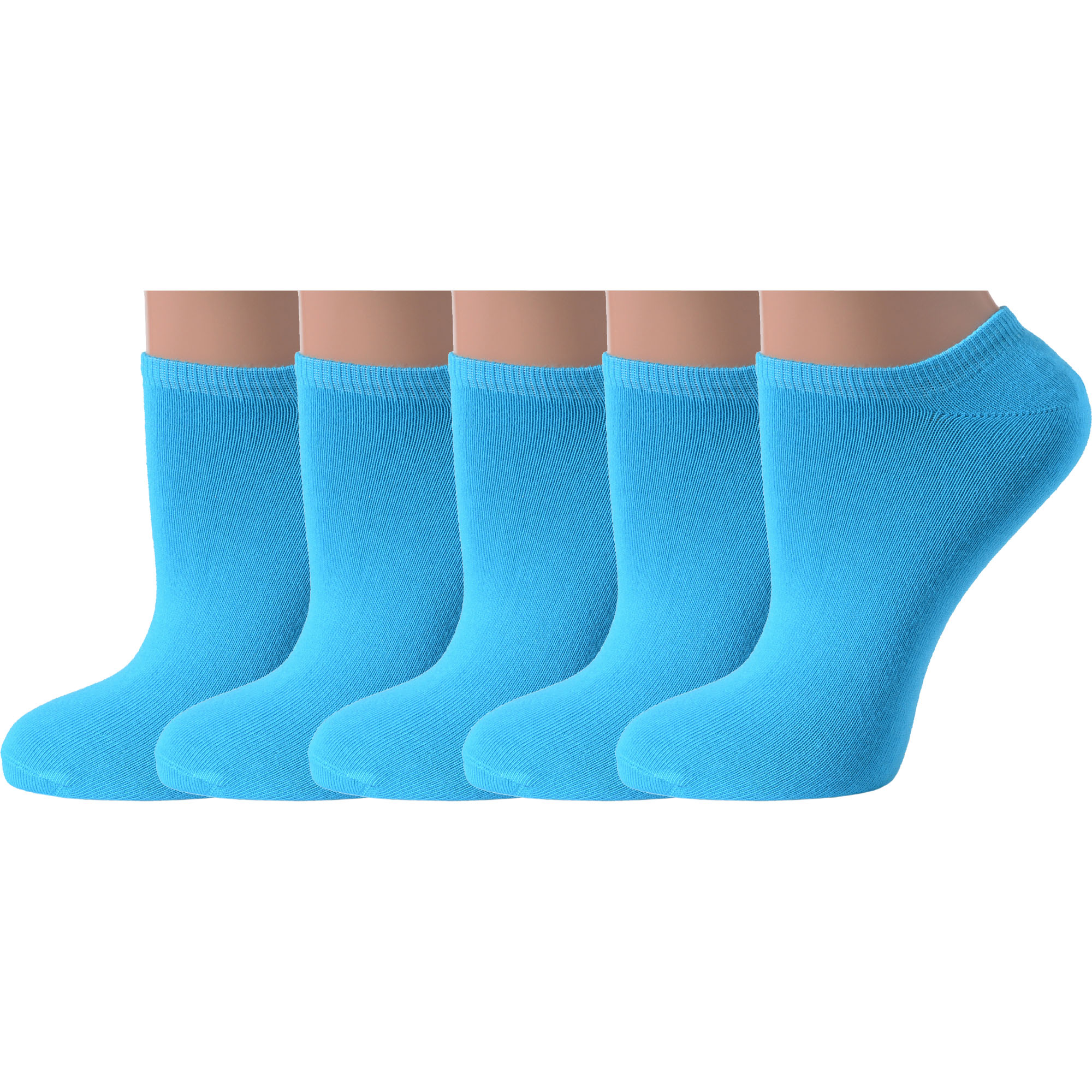 Комплект носков женских ХОХ 5-G-3R7 бирюзовых 23 5 пар 840₽