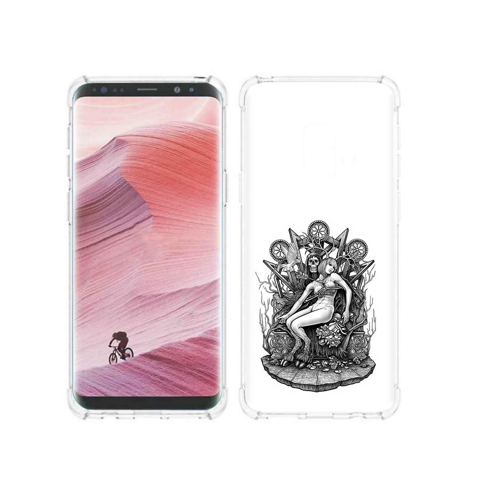 

Чехол MyPads Tocco для Samsung Galaxy S9 девушка на троне (PT101623.567.309), Прозрачный, Tocco