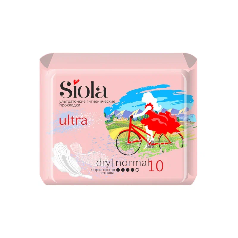 Гигиенические прокладки Siola, Ultra Normal Dry, 4 капли